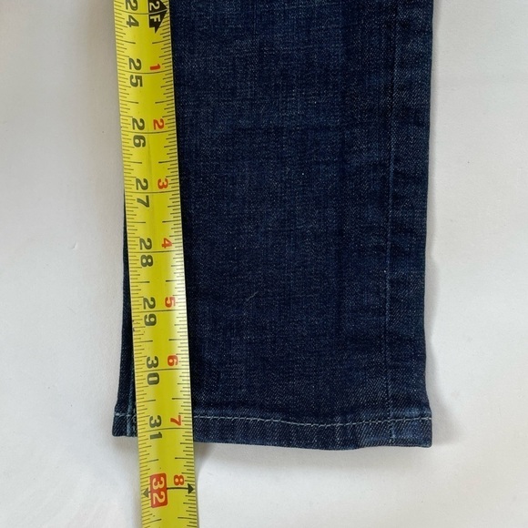 Anthropologie Pilcro & the Letterpress Stet Mid-rise Jeans Dark Rinse Size 25 - Picture 12 of 12